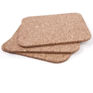 Kork-Untersetzer eckig